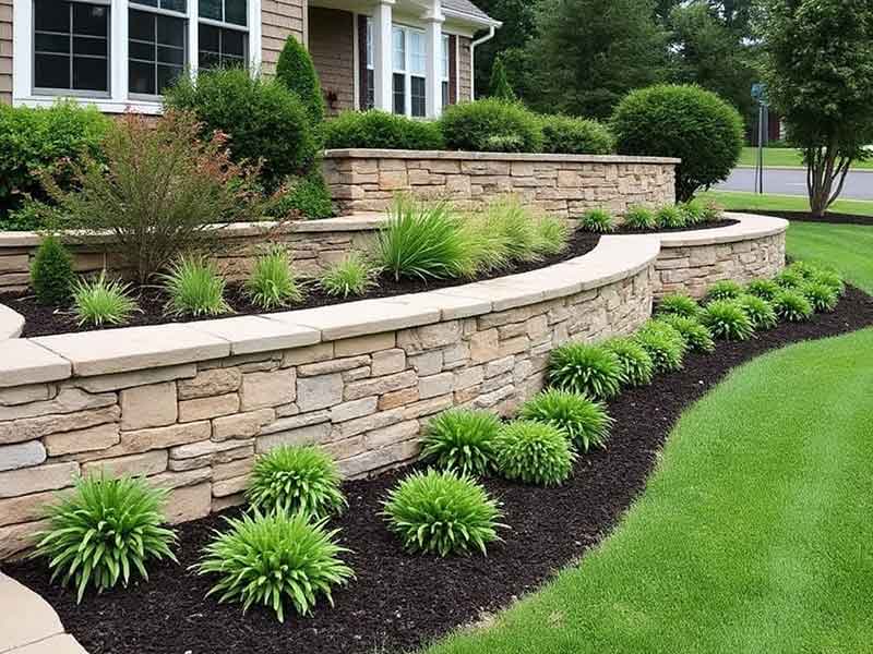 Retaining Wall Installation