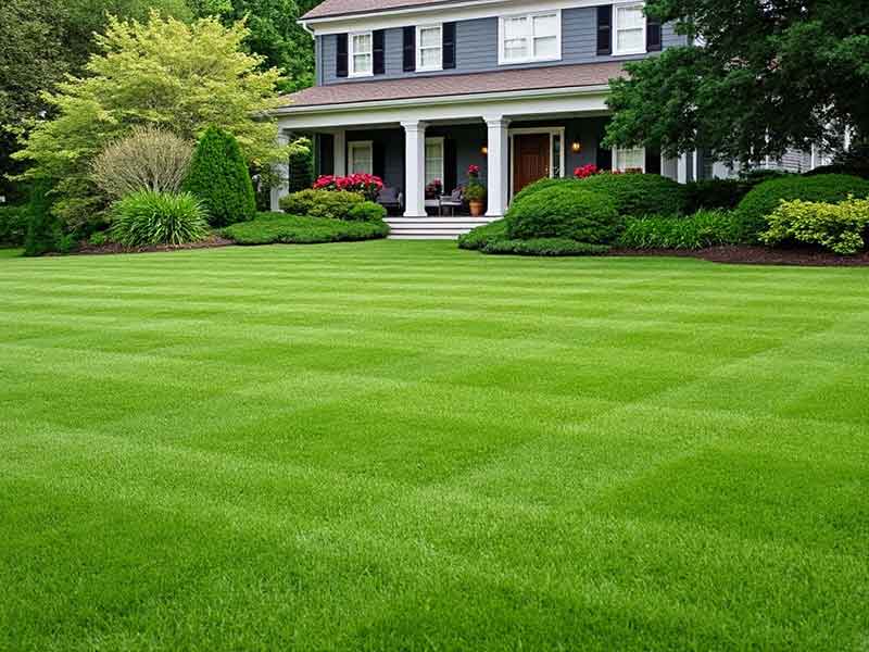 New Sod Lawn Installation